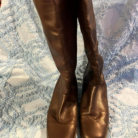 Size 7M - Dark Brown Calf High Boots - Picture 5 of 5